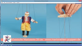 Management of a small marionette, 20см