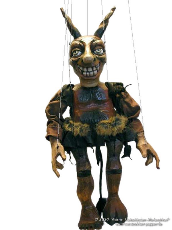 Čert loutka marioneta        