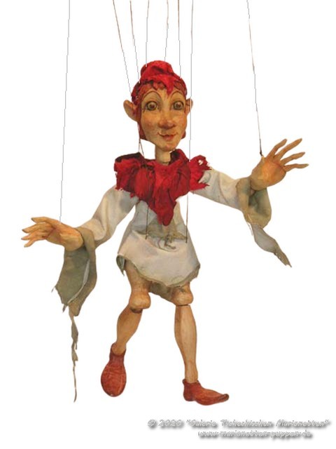 Šašek loutka marioneta 