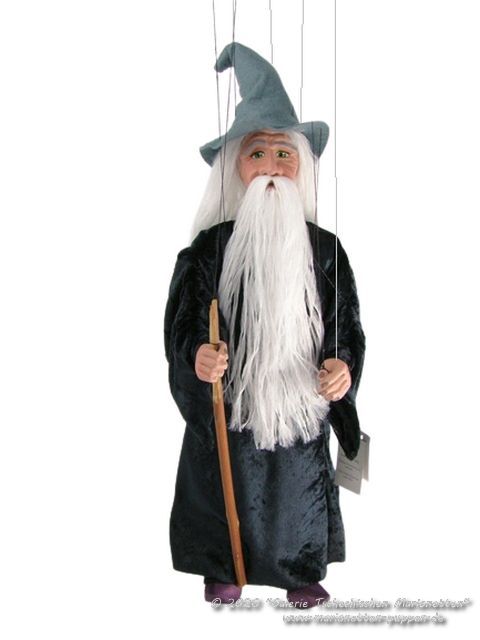 Čaroděj Gandalf dekorativní  loutka