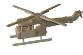 Helikoptéra dřevěná hračka                