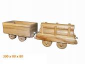 Nákladní vagóny dřevěná hračka                            