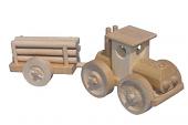 Traktor dřevěná hračka                                                  