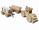Traktor dřevěná hračka                                                   